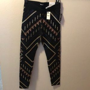 Express sequin high rise leggings XS NEW with tags